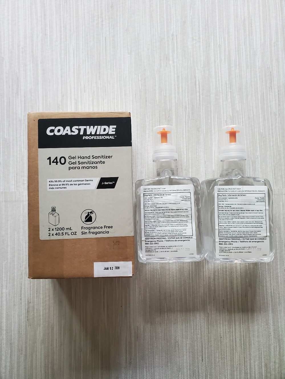 2 Pack Coastwide Professional J-Series Foaming Hand Soap 40.5 oz each New